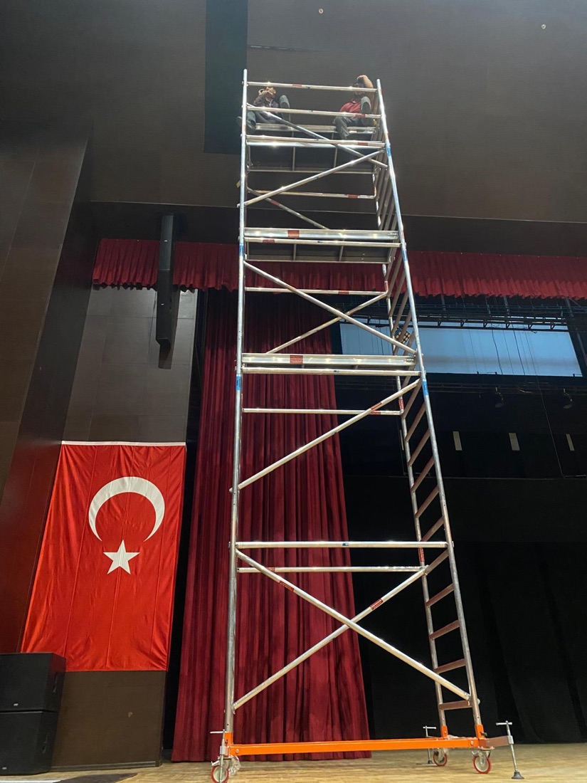 AYG İskele projesi - mobil alüminyum iskele kurulumu 11